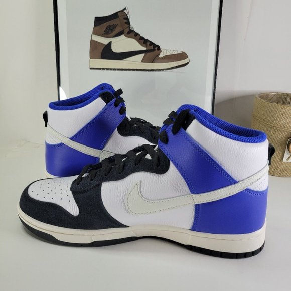 Nike Dunk High By You Royal Blue White Black FV5511-900 Men\'s Size 9.5 main image 4